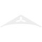 Ekena Millwork Pitch Naple Architectural Grade PVC Gable Pediment, 72"W x 21"H x 1"P (7/12) GPP072X021X100NAP - alternate 4